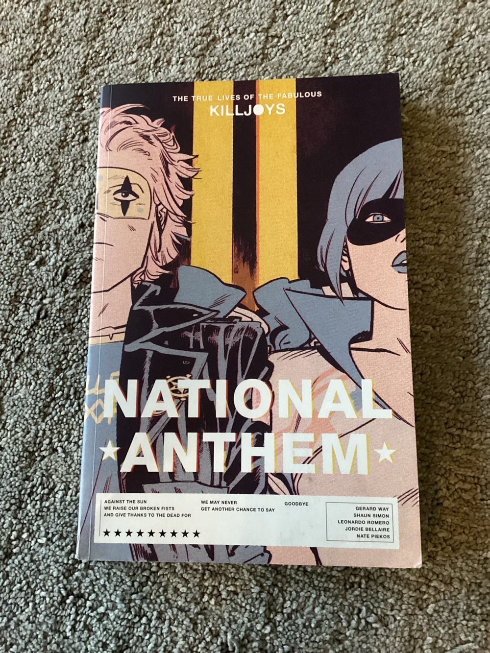 National Anthem Graphic Novel — the true lives of the fabulous killjoys